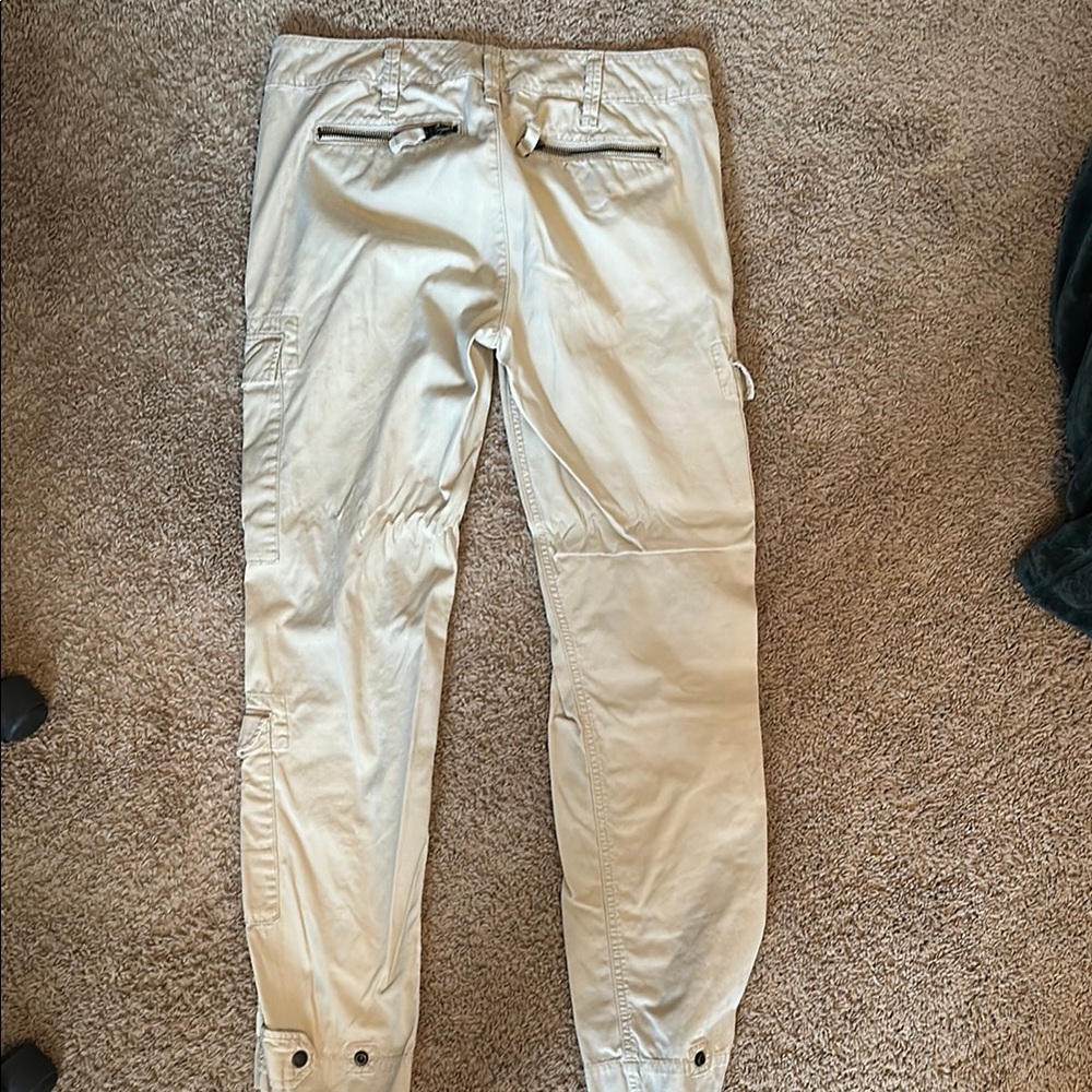 Ralph Lauren Cream Cargo Pants - Picture 3 of 6